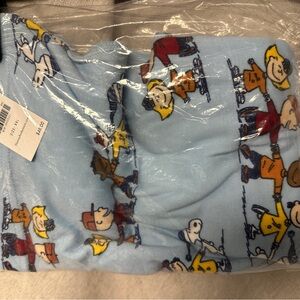Hanna Andersson Peanuts Pajamas Pants Adult XXL NWT Snoopy Winter